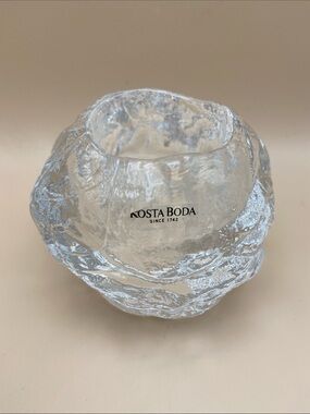 Kosta Boda Snowball Votive Candle Holder designed by Ann Wärff
